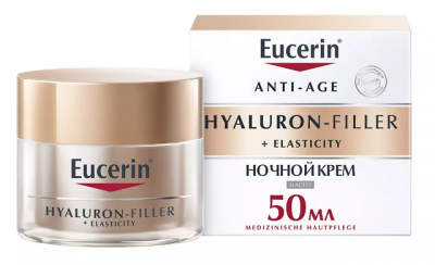 Купить eucerin hyaluron-filler+elasticity (эуцерин) крем для лица ночной 50 мл в Павлове
