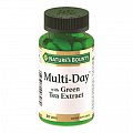 Купить nature's bounty (нэйчес баунти) мультидэй с экстрактом зеленого чая, таблетки 50 шт бад в Павлове