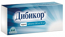 Купить дибикор, таблетки 250мг, 60 шт в Павлове