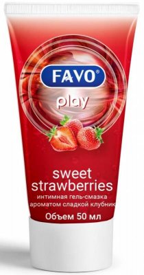 Купить favo (фаво) гель-смазка сладкая клубника 50мл в Павлове
