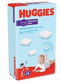 Купить huggies (хаггис) трусики 3 для мальчиков, 7-11кг 58 шт в Павлове