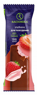 Racionika (Рационика) Diet Батончик глазированный вкус клубники 60г