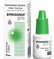 Купить бринзолол дуо, капли глазные 10мг+5мг/мл, флакон-капельница 5 мл в Павлове