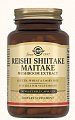 Купить solgar (солгар) экстракт грибов рейши, шиитаке и мейтаке, капсулы 505мг 50 шт бад в Павлове