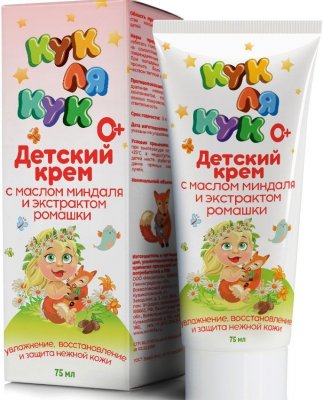 Купить кук ля кук крем детский с маслом миндаля и экстрактом ромашки 0+, 75мл в Павлове