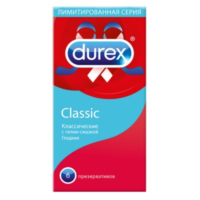 Купить durex (дюрекс) презервативы classic 6шт в Павлове