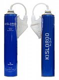 Кислород К 16 Л-М, баллончик для дыхания+маска (синий)