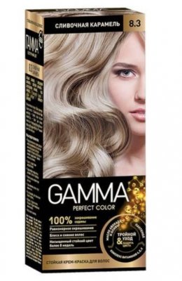 Купить гамма перфект (gamma perfect) крем-краска для волос (8.3) сливочная карамель в Павлове