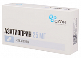 Купить азатиоприн, капсулы 25мг 42шт в Павлове