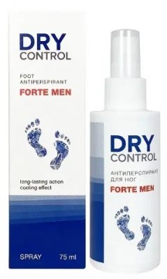 Купить dry сontrol forte men (драй контрол) антиперспирант-спрей для мужчин, 75мл в Павлове