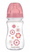 Купить canpol (канпол) бутылочка pp easystart с широким горлышком антиколиковая с 3 месяцев розовая, 240 мл в Павлове