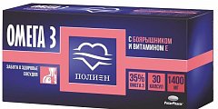 Купить омега-3 полиен 35% с экстрактом боярышника и витамином е, капсулы 1400мг, 30 шт бад в Павлове