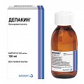 Купить депакин, сироп 57,64мг/мл, флакон 150мл в Павлове