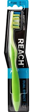 Рич (Reach) Зубная щетка Dual Effect жесткая, 1 шт