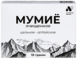Купить мумие очищенное алтайский нектар, 10г бад в Павлове