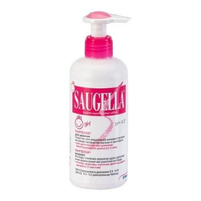 Купить saugella (саугелла) средство для интимной гигиены для девочек с 3 лет girl, 250мл в Павлове