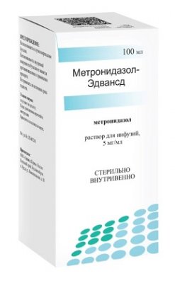 Купить метронидазол-эдвансд, раствор для инфузий 5мг/мл, флакон 100мл в Павлове