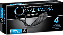 Купить силденафил, таблетки, покрытые пленочной оболочкой 50мг, 4 шт в Павлове