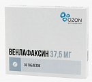 Купить венлафаксин, таблетки 37,5мг, 30 шт в Павлове