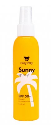 Купить holly polly (холли полли) sunny спрей солнцезащитный для лица и тела spf 50+, 150мл в Павлове
