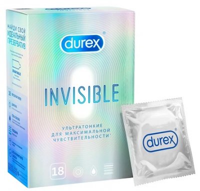 Купить durex (дюрекс) презервативы invisible 18шт в Павлове