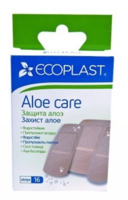 Купить ecoplast aloe care набор полимерных пластырей, 16 шт в Павлове