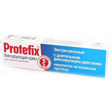 Протефикс (Protefix) крем для фиксации зубных протезов 40мл