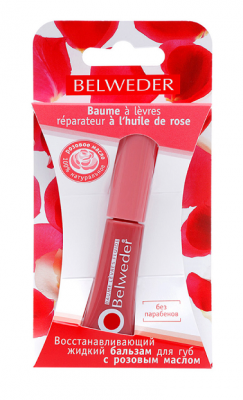 Купить belweder (бельведер) бальзам для губ жидкий восстанавливающий с розовым маслом 7г в Павлове
