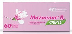 Купить магнелис в6 форте, таблетки, покрытые пленочной оболочкой 100мг+10мг, 60 шт в Павлове