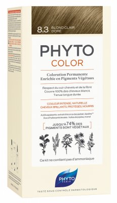 Купить фитосолба фитоколор (phytosolba phyto color) краска для волос оттенок 8,3 светло-золотой блонд в Павлове