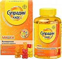 Купить супрадин кидс мишки, пастилки жевательные, 60 шт бад в Павлове