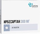 Купить ирбесартан, таблетки 300мг, 28 шт в Павлове