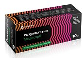 Купить розувастатин медисорб, таблетки, покрытые пленочной оболочкой 10мг, 90 шт в Павлове