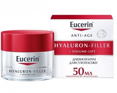 Купить эуцерин (eucerin hyaluron-filler+volume-lift (эуцерин) крем для лица для сухой кожи дневной, 50 мл в Павлове