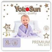Купить yokosun premium (йокосан) подгузники-трусики размер xl (12-20кг) 38шт в Павлове