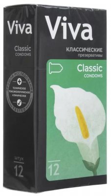 Купить viva (вива) презервативы классические 12шт в Павлове