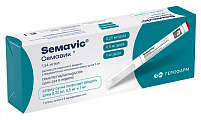 Купить семавик, раствор для подкожного введения 0,25/0,5/1 мг/доза, шприц-ручка 3мл в комплекте с иглами - 9шт в Павлове