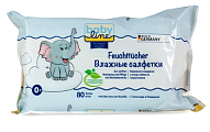 Купить babyline (бэбилайн) салфетки влажные 80 шт в Павлове