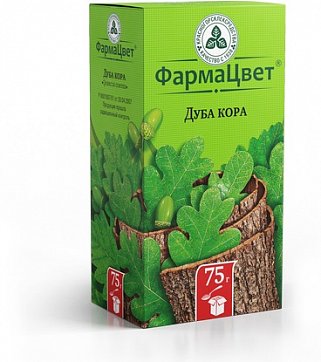 Дуба кора, пачка 75г