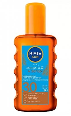 Купить nivea (нивея) sun масло-спрей солнцезащитное для загара, 200мл spf30 в Павлове