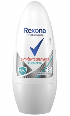 Купить rexona (рексона) дезодорант-ролик антибактериальная свежесть, 50мл в Павлове