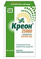 Купить креон 25000, капсулы кишечнорастворимые 25000ед, 20 шт в Павлове