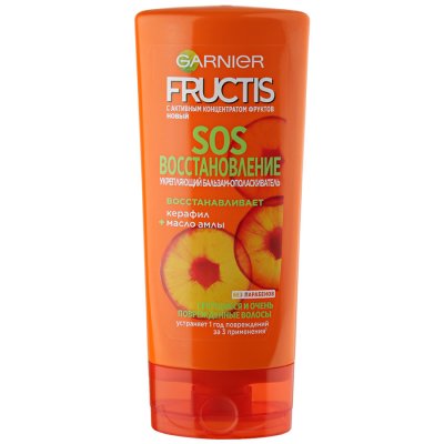 Купить garnier fructis (гарньер фруктис) бальзам для волос sos-восстановление, 200мл в Павлове