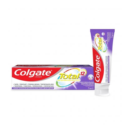 Купить колгейт (colgate) зубная паста total 12 pro-здоровье десен, 75мл в Павлове