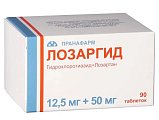 Купить лозаргид, таблетки, покрытые пленочной оболочкой 12,5мг+50мг, 90 шт в Павлове