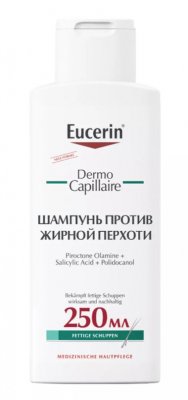 Купить eucerin dermo capillaire (эуцерин) шампунь-гель против перхоти 250 мл в Павлове