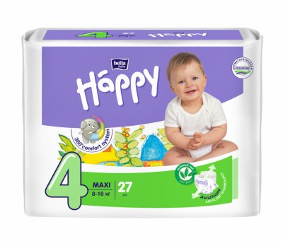 Купить bella baby happy (белла) подгузники 4 макси 8-18кг 27 шт в Павлове