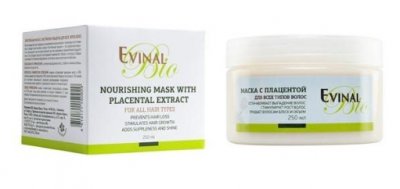 Купить эвиналь (evinal) маска-бальзам для всех типов волос с плацентой, 250м в Павлове