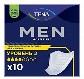 Купить tena (тена) прокладки, men active fit уровень 2, 10 шт в Павлове