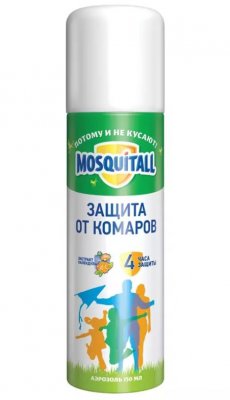 Купить mosquitall (москитолл) универсальная защита аэрозоль от комаров 150 мл в Павлове